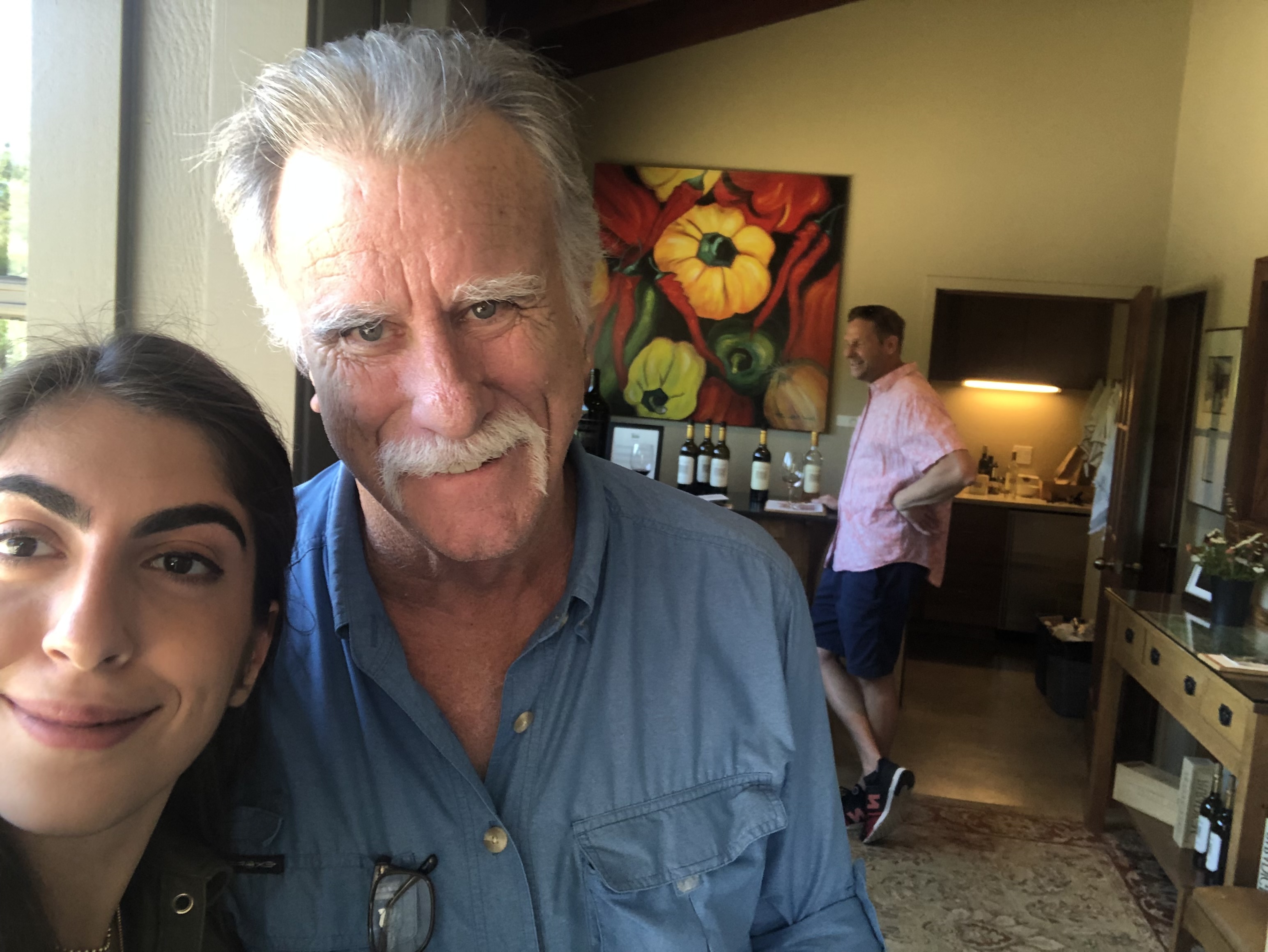 Greg at Paradigm vineyard in Napa